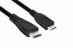 Club 3D CAC-1350 Mini HDMI til HDMI 2.0 1m Sort