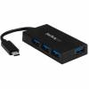 StarTech.com 4 Port USB C Hub - USB-C to 4x USB-A (USB 3.0/3.1 Gen 1 SuperSpeed 5Gbps) - USB Bus or Self Powered - BC 1.2 Charging Hub Hub 4 porte USB