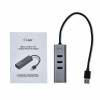 i-Tec USB 3.0 Metal 3-Port Hub 3 porte USB
