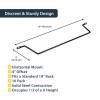 StarTech.com Horizontal Lacing Bar w/ 4 Offset at 75 Degrees- Server Rack Cable Management- 19 Network Rack-Mount Cord Organizer- 10pk (CMLB104) Stativkabeladministrations-snørebarre Sort