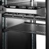 StarTech.com 1U Vented Server Rack Cabinet Shelf - Fixed 16 Deep Cantilever Rackmount Tray for 19 Data/AV/Network Enclosure w/Cage Nuts Rackhylde Sort