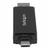 StarTech.com USB Memory Card Reader - USB 3.0 SD Card Reader - Compact - 5Gbps - USB Card Reader - MicroSD USB Adapter (SDMSDRWU3AC) Kortlæser USB 3.0/USB-C