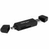 StarTech.com USB Memory Card Reader - USB 3.0 SD Card Reader - Compact - 5Gbps - USB Card Reader - MicroSD USB Adapter (SDMSDRWU3AC) Kortlæser USB 3.0/USB-C