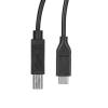 StarTech.com Thunderbolt 3 / USB 2.0 USB Type-C kabel 3m Sort