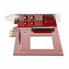 STARTECH U.2 to PCIe Adapter for 2.5in