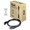 Club 3D CAC-1360 HDMI 2.0 roterende kabel 2m sort