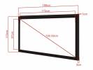 M 16:9 Framed Projection Screen Dlx77"