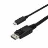 StarTech.com 9.8ft/3m USB C to DisplayPort 1.2 Cable 4K 60Hz, USB-C to DisplayPort Adapter Cable HBR2, USB Type-C DP Alt Mode to DP Monitor Video Cable, Compatible w/ Thunderbolt 3, Black - USB-C Male to DP Male (CDP2DPMM3MB) Ekstern videoadapter