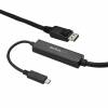 StarTech.com 9.8ft/3m USB C to DisplayPort 1.2 Cable 4K 60Hz, USB-C to DisplayPort Adapter Cable HBR2, USB Type-C DP Alt Mode to DP Monitor Video Cable, Compatible w/ Thunderbolt 3, Black - USB-C Male to DP Male (CDP2DPMM3MB) Ekstern videoadapter