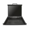 StarTech.com  Rackmount KVM Console w/ Cables - Integrated KVM  w/ 19 LCD - 1U LCD KVM Drawer 50000 MTBF - USB  VGA Support KVM-konsol