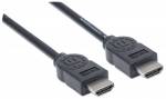 Manhattan HDMI han -> HDMI han 1.8 m Sort