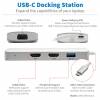 EATON TRIPPLITE USB-C Dock Triple Disp