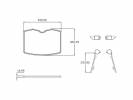 M Public Floorstand Shelf Basic