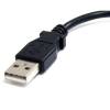 StarTech.com USB 2.0 USB-kabel 15cm Sort