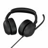 Jabra Evolve2 50 UC Stereo Kablet H&oslash;retelefoner Sort