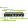 TECHly 4 Port DisplayPort 1.2 KVM  Hub and audio KVM / audio / USB switch Desktop