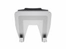 M Laptop Holder Gas Lift Arm Silver