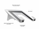 M Laptop Holder Gas Lift Arm Silver