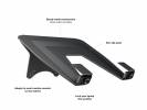 M Laptop Holder Gas Lift Arm Black