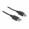 Manhattan USB 2.0 USB-kabel 5m Sort