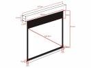 M 4:3 Motorized Projection ScreenDel120"