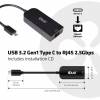 Club 3D Netværksadapter USB-C 3.2 Gen 1 2.5Gbps Kabling