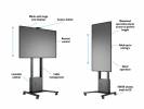 M Motorized Floorstand Incl cabinet+cam