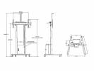 M Motorized Floorstand Incl cabinet+cam