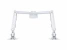 M Deskmount Gas Spring Dual White