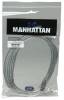 Manhattan USB 2.0 USB-kabel 3m Sølv Transparent