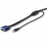 StarTech.com 10 ft. (3 m) USB KVM Cable for StarTech.com Rackmount Consoles - VGA and USB KVM Console Cable (RKCONSUV10) Video / USB kabel