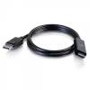 1.8M DisplayPort to HDMI Cable 4K Black