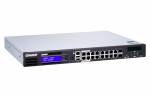 QGD-1600P: 16 1GbE PoE ports with 2 RJ45