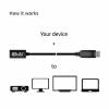 Club 3D Mini DisplayPort hun -> 20 pin DisplayPort han 1 m