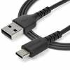 StarTech.com Thunderbolt 3 / USB 2.0 USB Type-C kabel 1m Sort