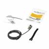 StarTech.com 6.5&rsquo; (2m) Laptop Cable Lock, 4 Digit Combination Laptop/Desktop Security Cable Lock for Wedge Slot Computers/Laptops, Anti-Theft Vinyl-Coated Steel Combo Cable Lock, Portable - Wedge Slot Laptop Lock (LTLOCKNBL) Sikkerhedskabelsl&aring;s