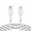 Lightning to USB-C Cable Braid 2M White