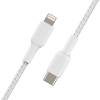 Lightning to USB-C Cable Braid 2M White