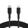 Lightning to USB-C Cable Braid 1M Black