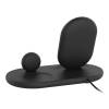 3-in-1 Wireless Pad/Stand/Apple Watch, Black