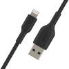 Lightning USB-A Cable Braid 0.15M Black