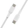 USB-C to USB-C Cable Braided 1M White