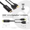 Club 3D CAC-1331 DisplayPort til HDMI Adapter Sort