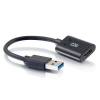 Cbl/6in .15m USB C Female to USB A Male