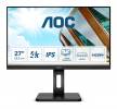 AOC U27P2 27 3840 x 2160 (4K) HDMI DisplayPort 60Hz Pivot Skærm