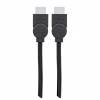 Manhattan HDMI Cable with Ethernet, 4K@30Hz (High Speed), 3m, Male to Male, Black, Ultra HD 4k x 2k, Fully Shielded, Gold Plated Contacts, Lifetime Warranty, Polybag HDMI-kabel med Ethernet 3m Sort