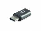 Conceptronic DONN05G USB-C to Micro USB OTG Adapter 3-Pack [USB 2.0 Type-C & Micro, Male/Female, Bl]