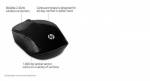 HP 200 Wireless Mouse, Black (Consumer)