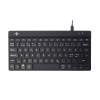 R-Go Compact Break Ergonomic Keyboard (Nordic), wired, Black