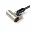 StarTech.com 6.5' (2m) 3-in-1 Universal Laptop Cable Lock, Keyed Laptop/Desktop Security Cable Lock Compatible w/ K-Slot, Nano & Wedge Slot Computer, Anti-Theft Steel Cable Lock w/ Keys - Universal Laptop Lock (LTULOCKKEY) Sikkerhedskabelsl&aring;s
